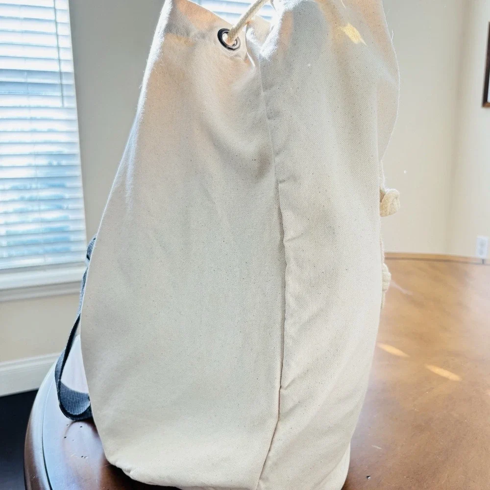 Vintage Reebok Thick Canvas Athletic Bag Tote Grunge Surf Skate Athletic Bag
